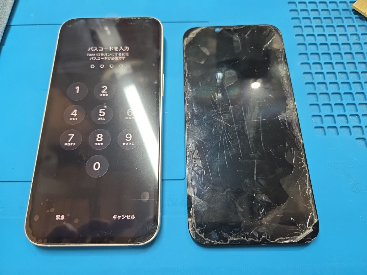 iPhone14の画面修理なら【スマホ修理工房 池袋P'パルコ本店】にお任せください！